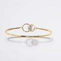 Tiid Gold Vermeil Bangle Bracelet