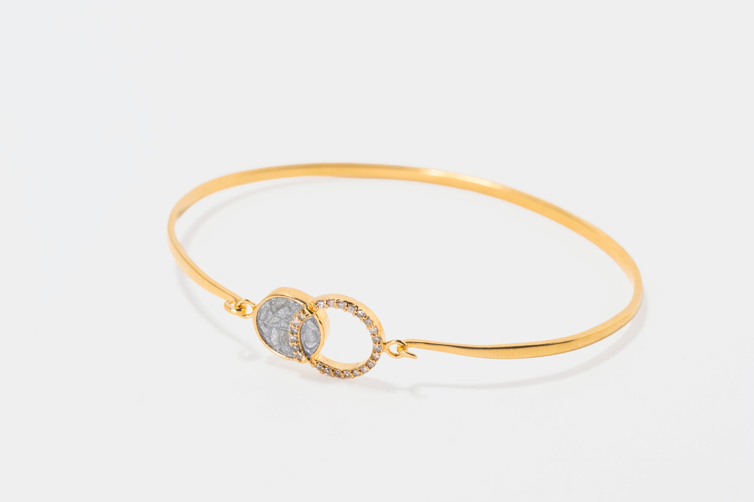 Tiid Gold Vermeil Bangle Bracelet