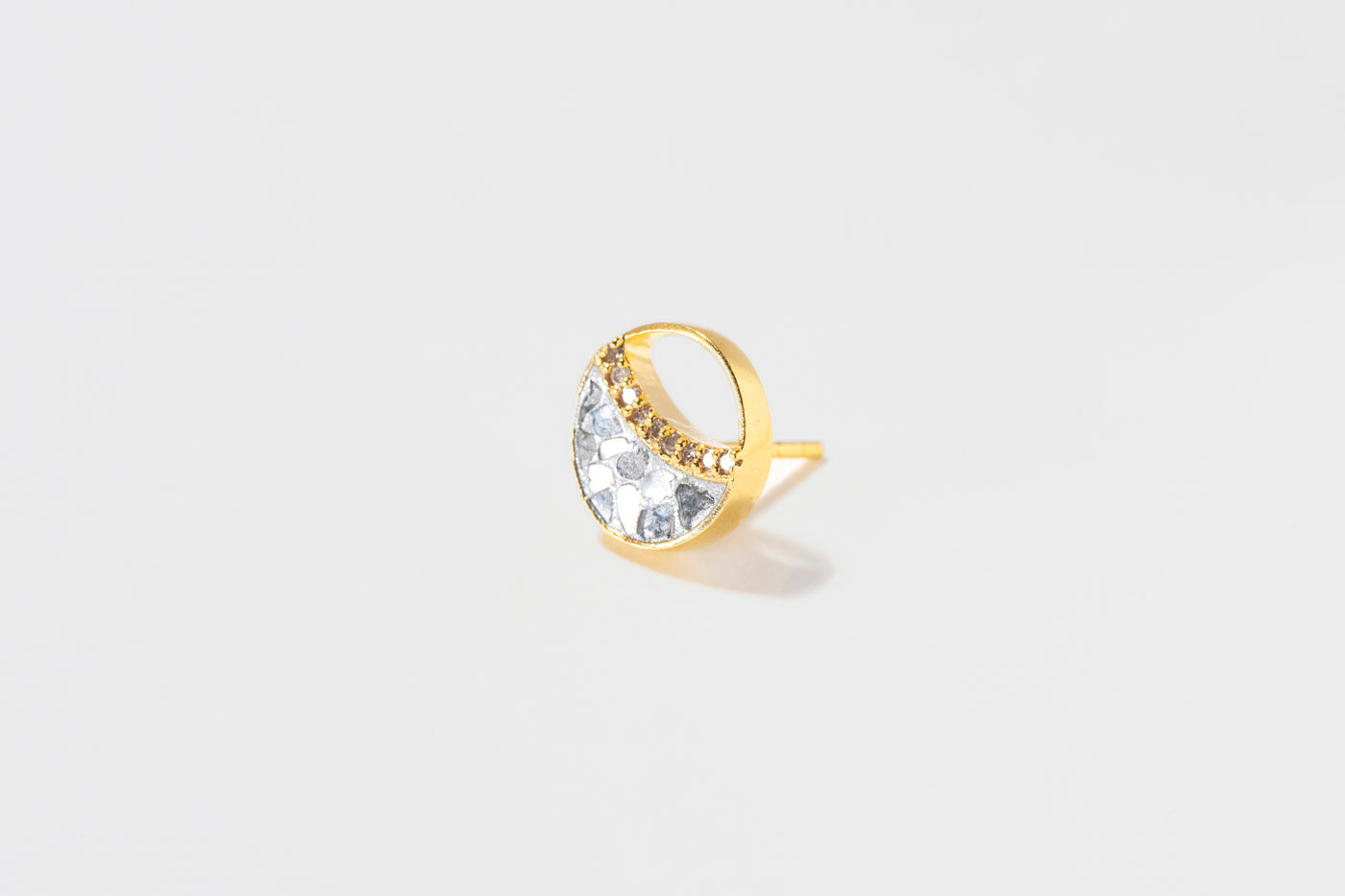 Tiid Gold Vermeil Stud Earrings