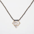 Viesta Gold Vermeil Chevron Beaded Necklace