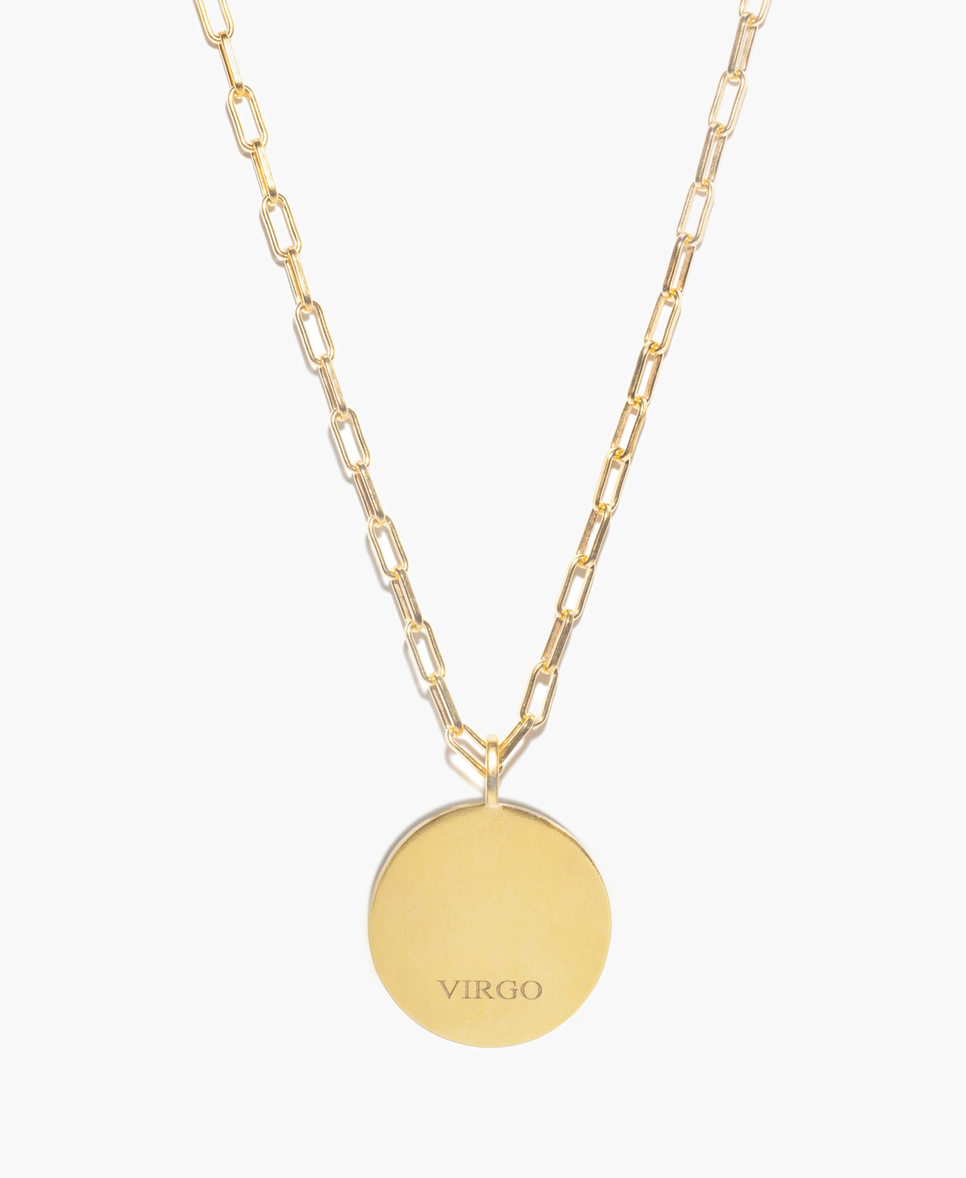 Virgo Gold Vermeil Pendant Necklace