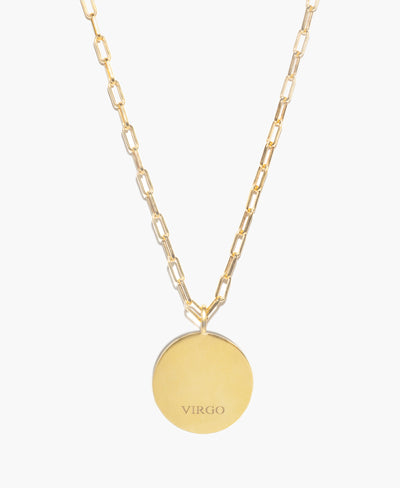 Virgo Gold Vermeil Pendant Necklace