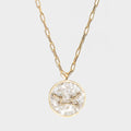 Virgo Gold Vermeil Pendant Necklace