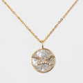 Mini Virgo Gold Vermeil  Pendant Necklace
