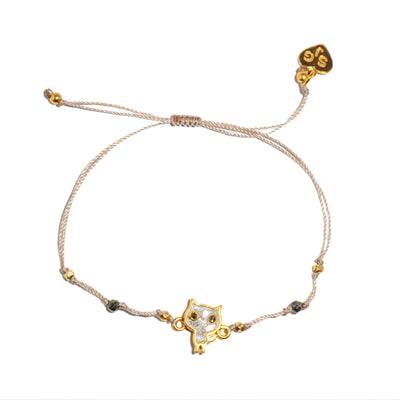 White Cat Gold Vermeil Bracelet