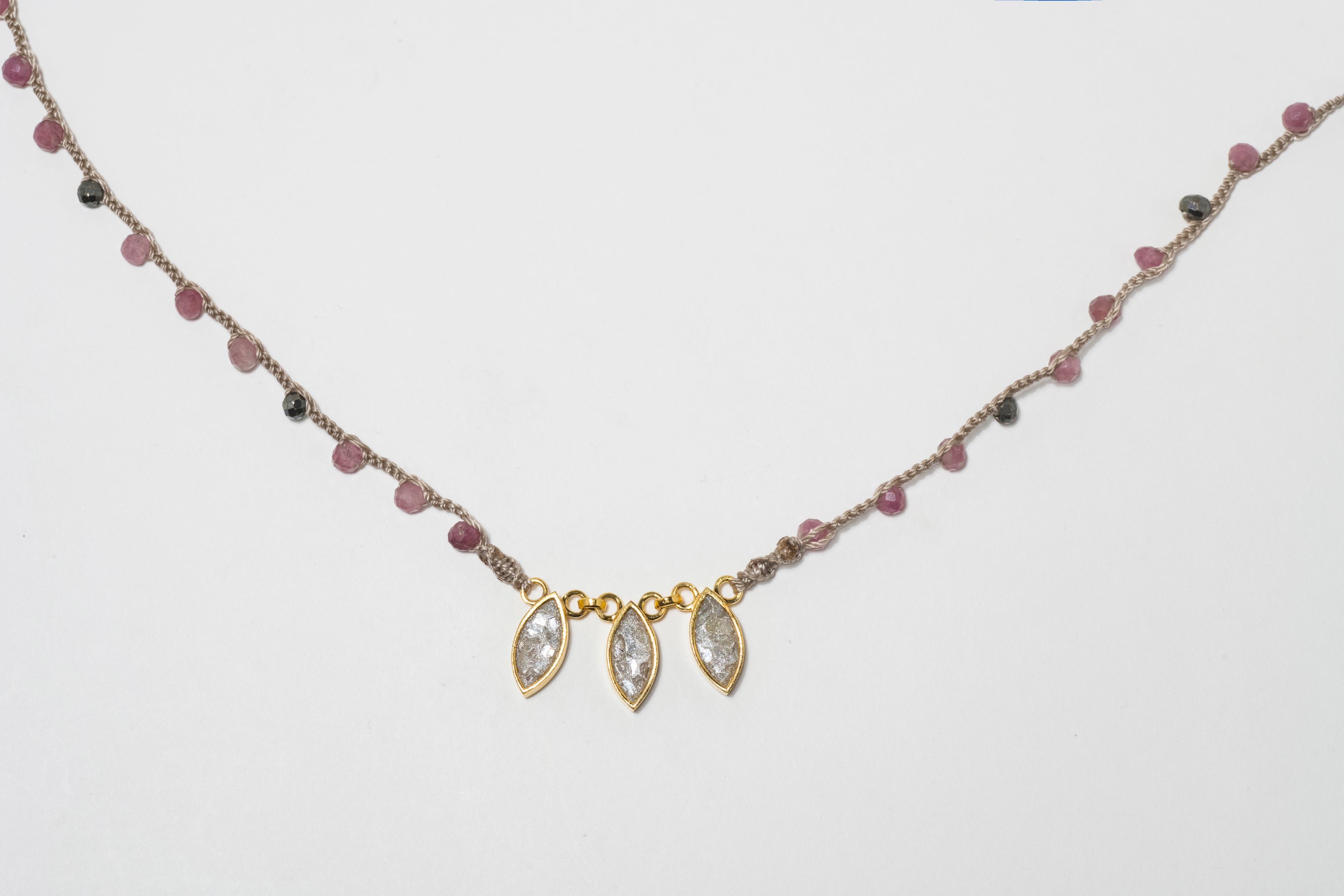 Zera Gold Vermeil Beaded Necklace