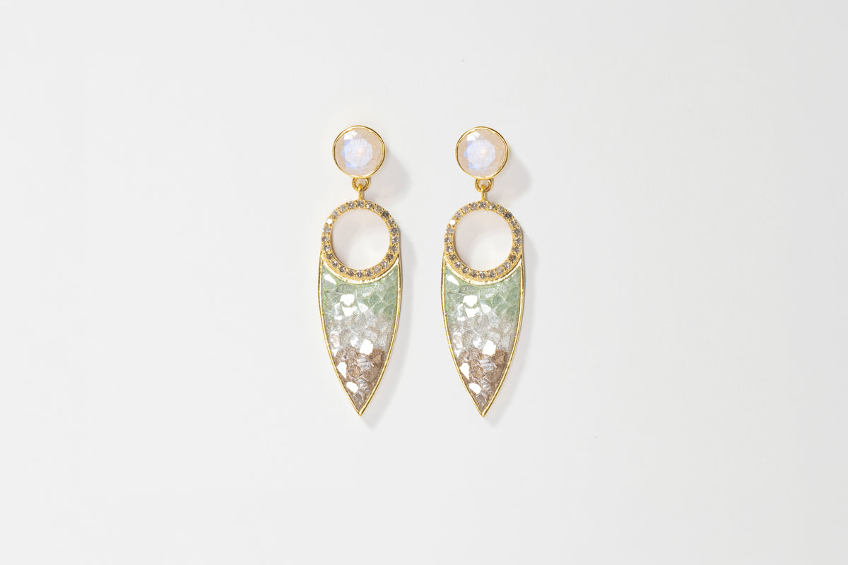 Zeit Gold Vermeil Earrings