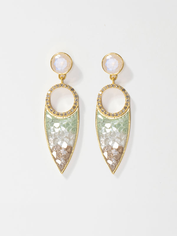 Zeit Gold Vermeil Earrings
