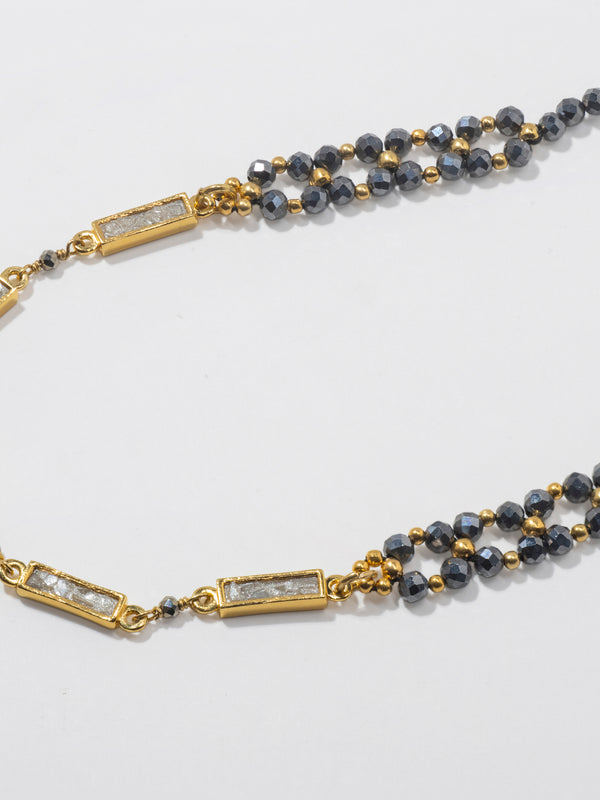 Zira Small Gold Vermeil Beaded Necklace