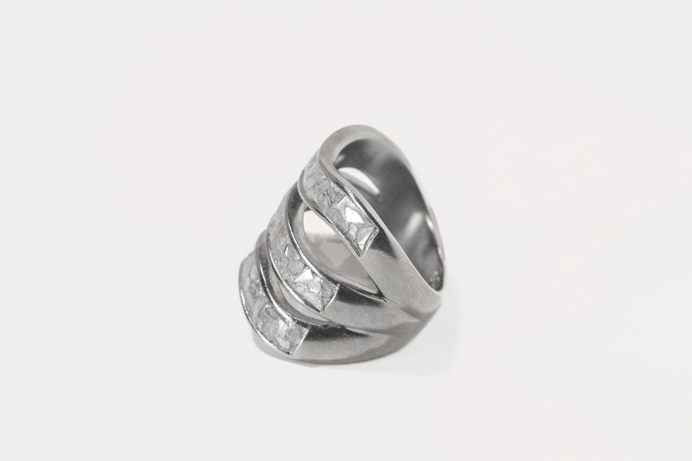 Zoya Oxidized Silver  Ring