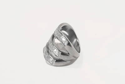 Zoya Oxidized Silver  Ring