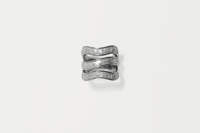 Zoya Oxidized Silver  Ring
