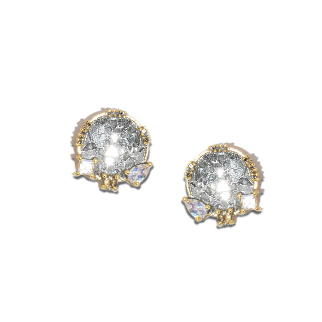 Elu Gold Vermeil Stud Earrings