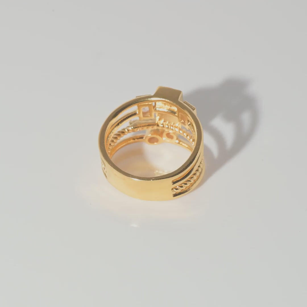 Lepo Gold Vermeil Ring Stack