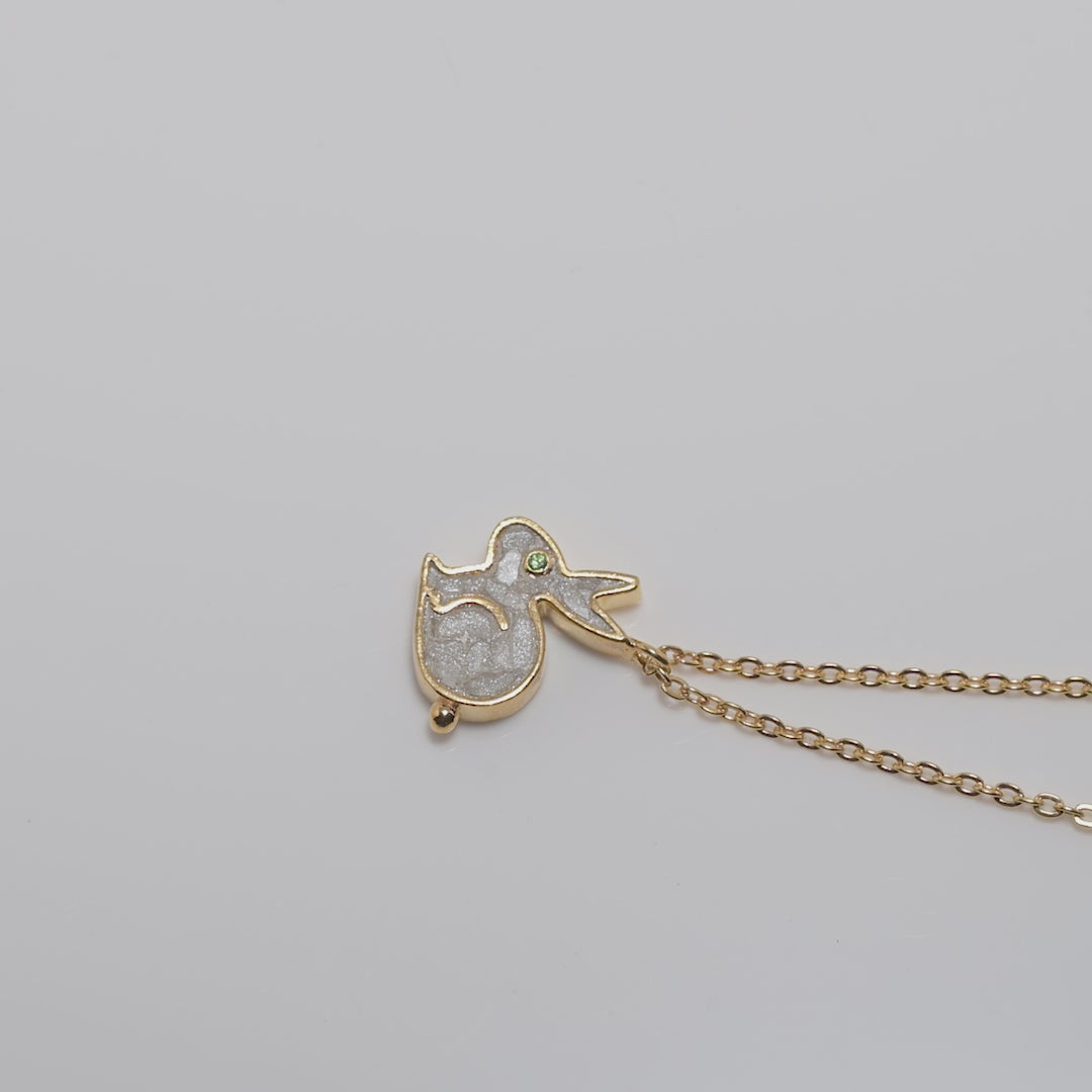 Rabbit Gold Vermeil Pendant Necklace