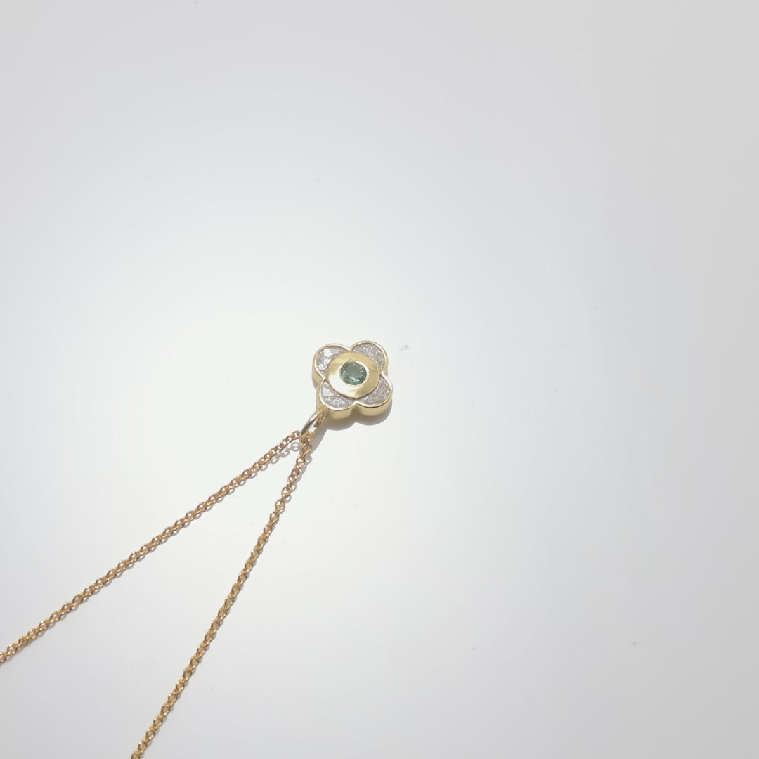 Vermeil Clover Charm Gold Vermeil
