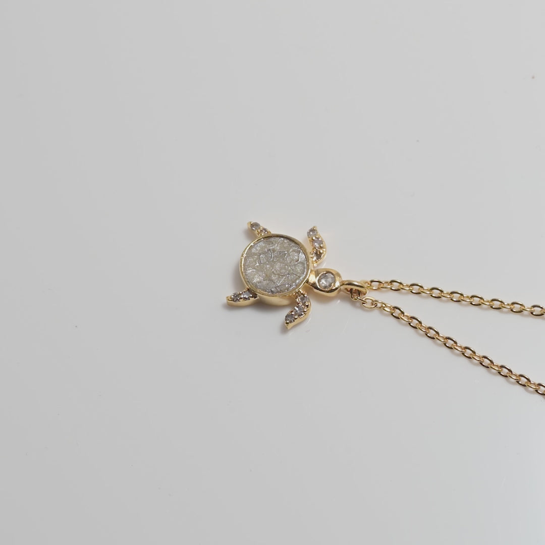 Turtle Gold Vermeil Pendant Necklace