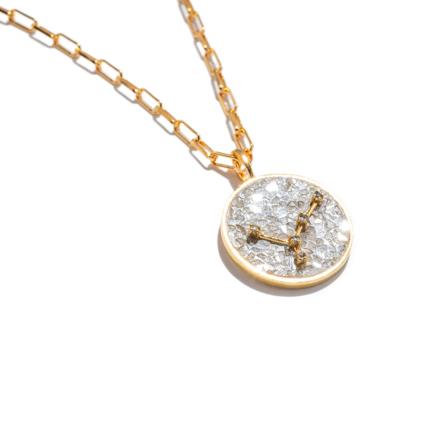 Cancer Gold Vermeil Pendant Necklace