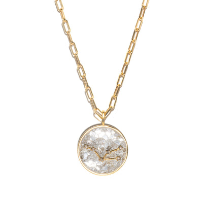 Taurus Gold Vermeil Pendant Necklace