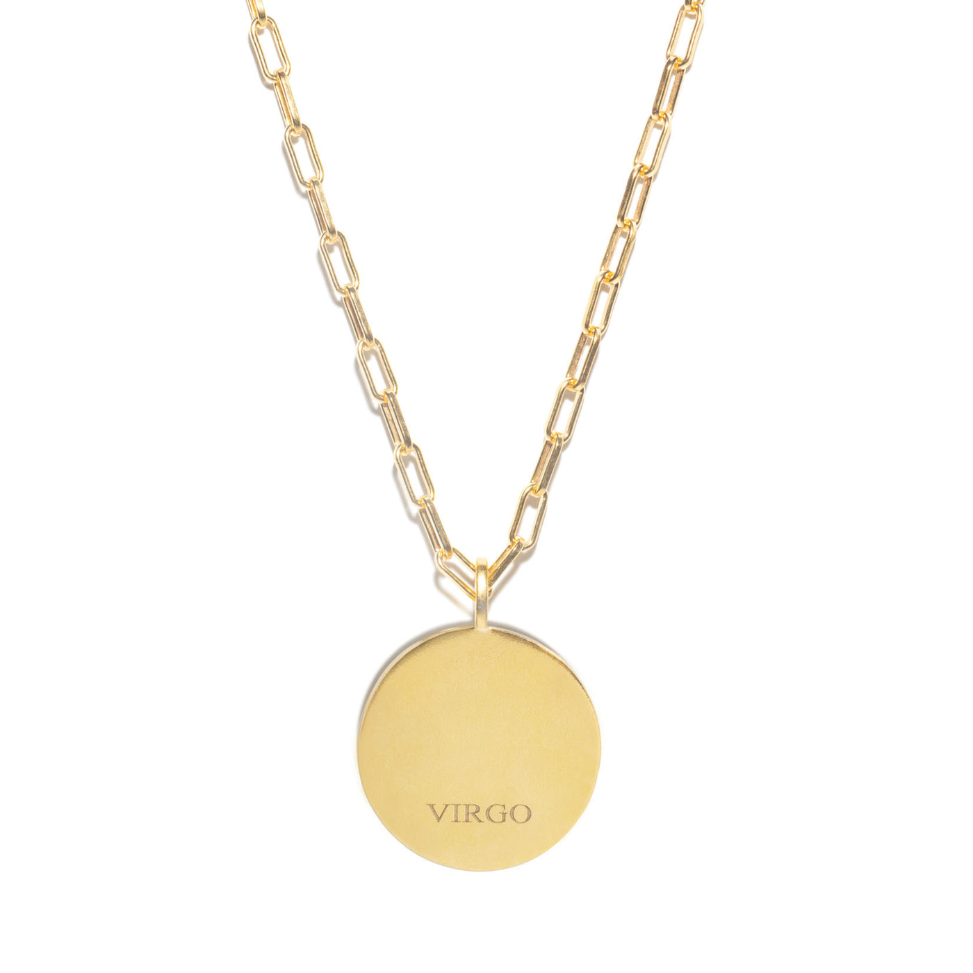Virgo Gold Vermeil Pendant Necklace