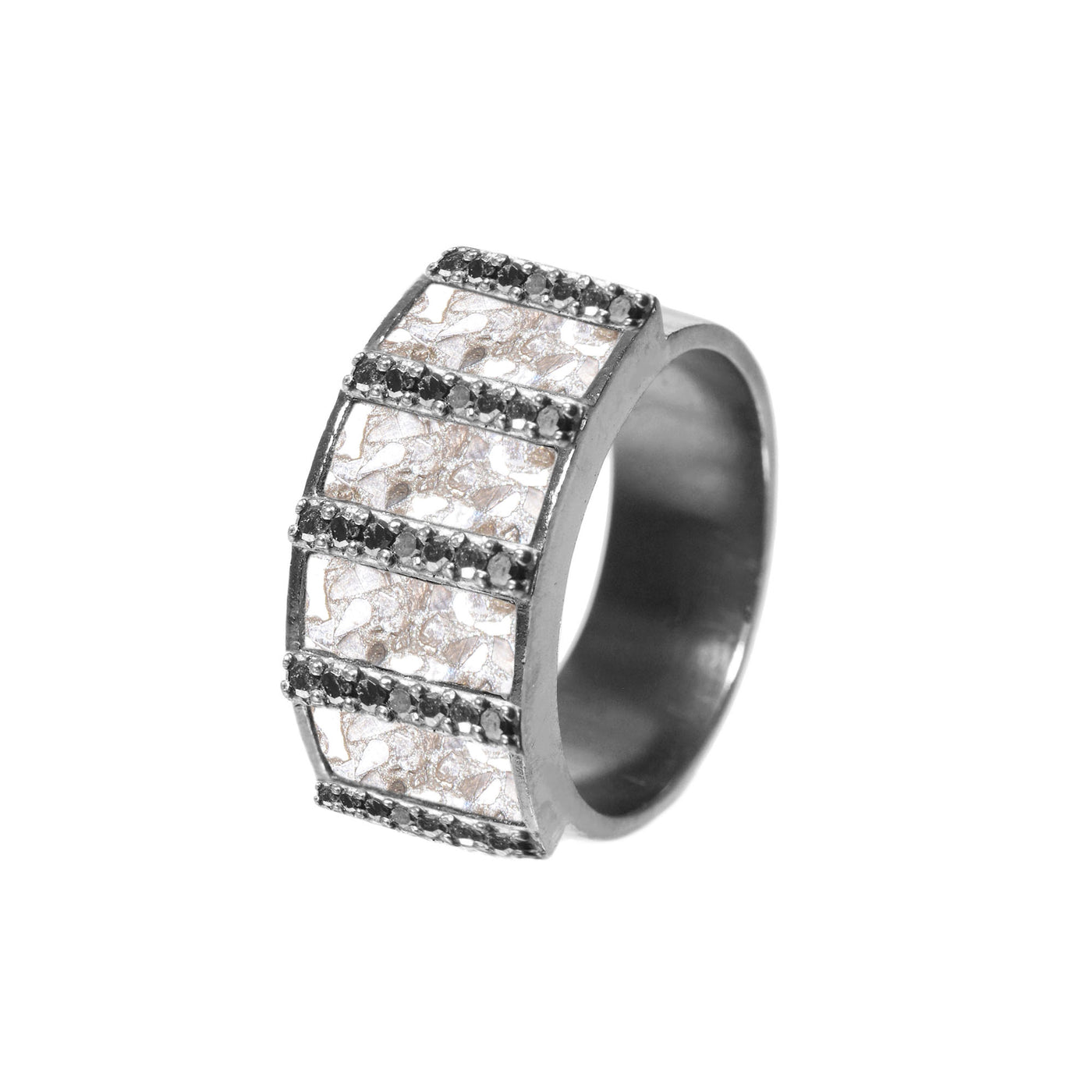 Ajmer Oxidized Silver Ring