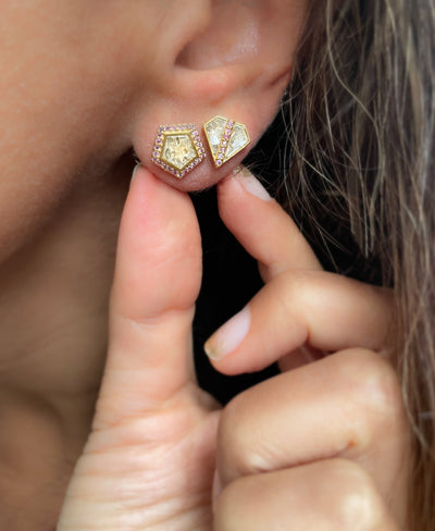 Amer Gold Vermeil  Stud Earrings