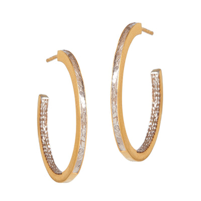 Aubrey Large Gold Vermeil Hoop Earrings