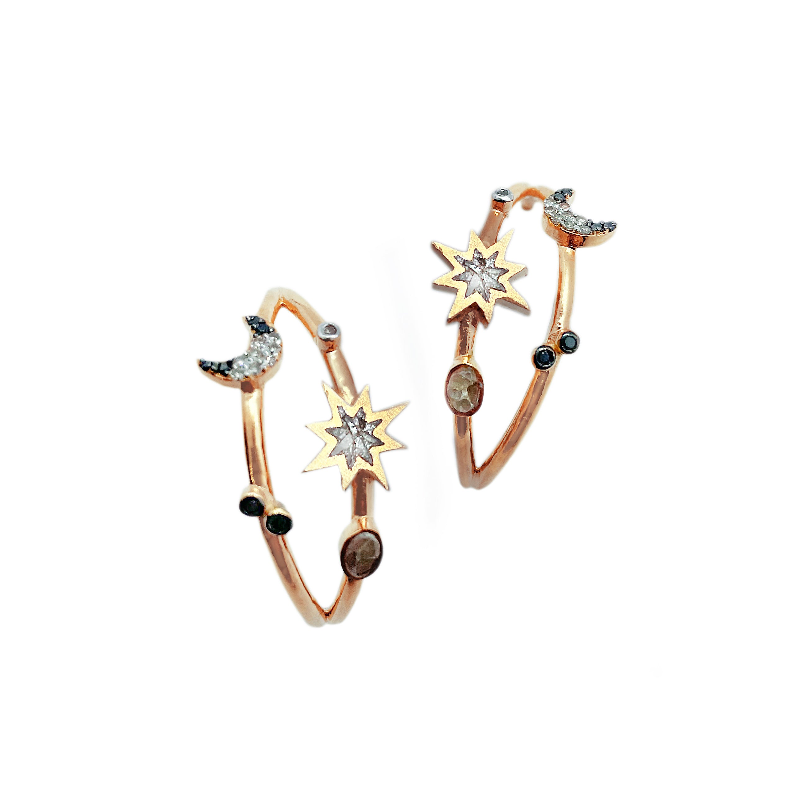 Badar Gold Vermeil Hoop Earrings