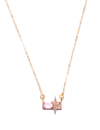Cujas Pink Tourmaline Pendant Necklace