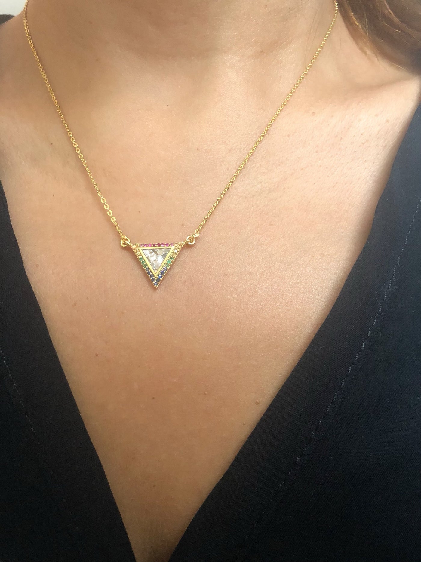 Freida Pendant RNBW