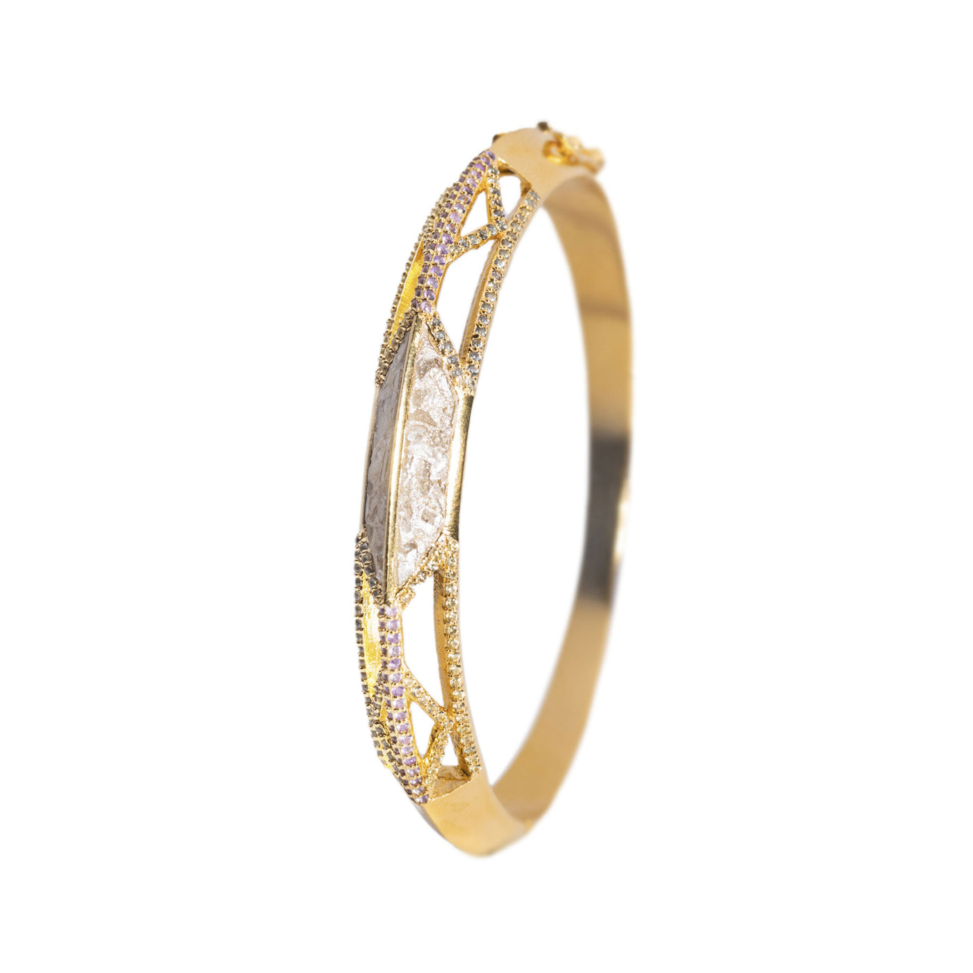 Furaha Gold Vermeil Bangle Bracelet