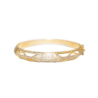 Furaha Gold Vermeil Bangle Bracelet
