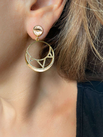Furaha Gold Vermeil Earrings