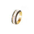 Lina Black Diamond Gold Vermeil Ring