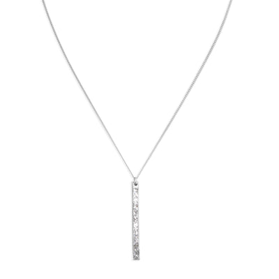 pave black diamond sterling silver necklace
