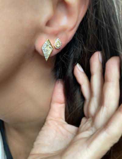 Meera Gold Vermeil Stud Earrings