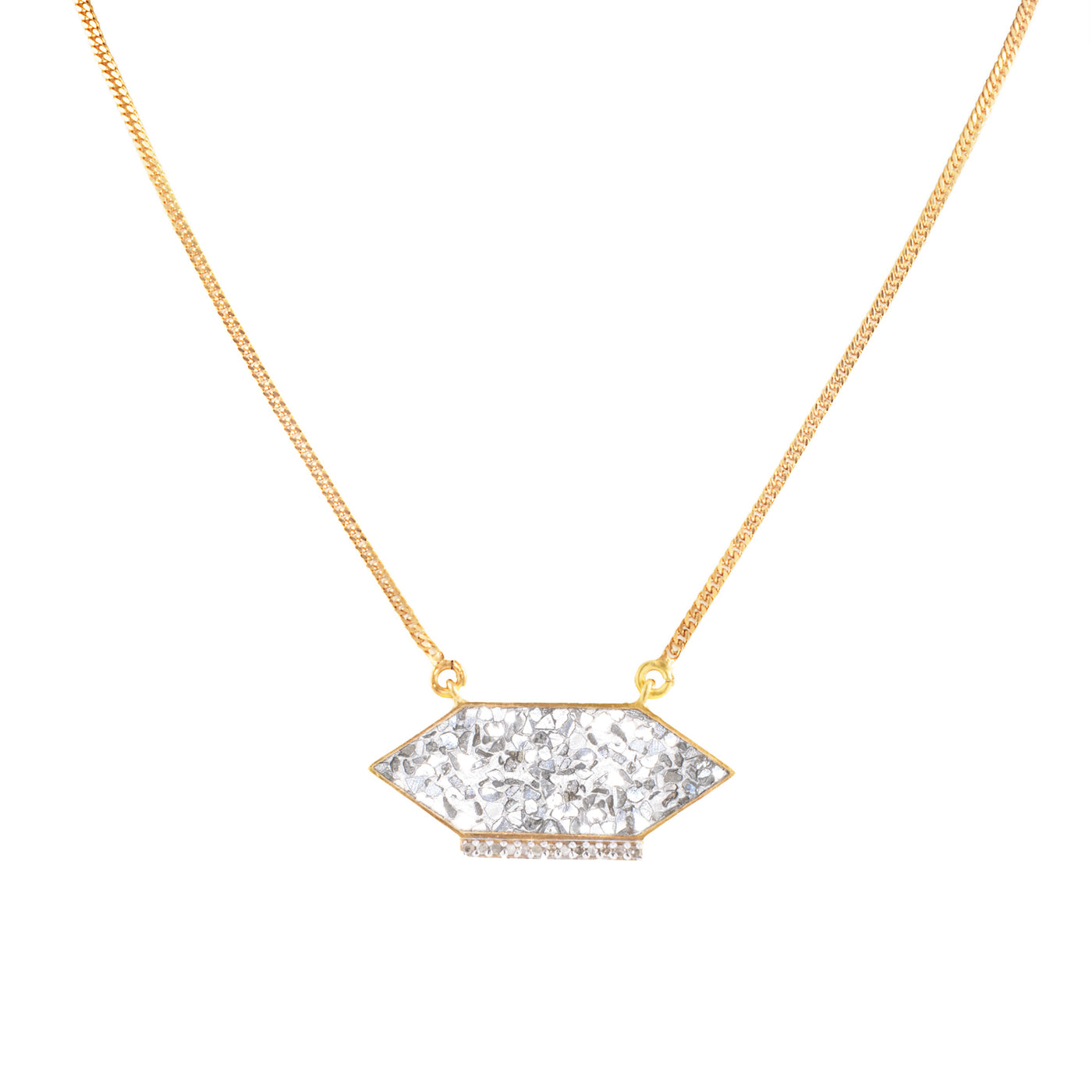 diamond pendant gold chain necklace