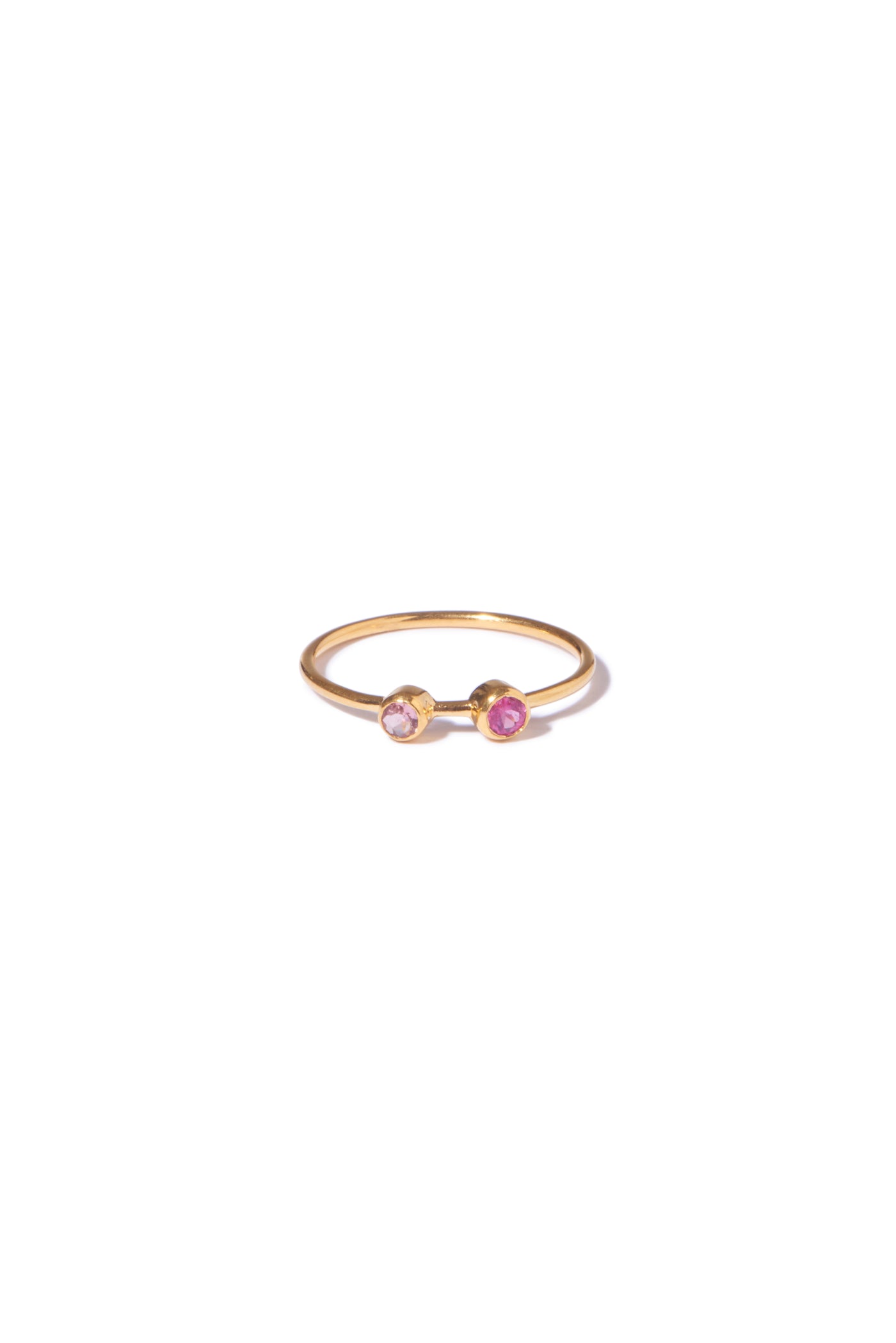 Pink Tourmaline 01 Gold Vermeil  Ring