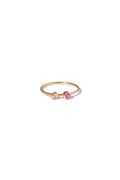 Pink Tourmaline 01 Gold Vermeil  Ring