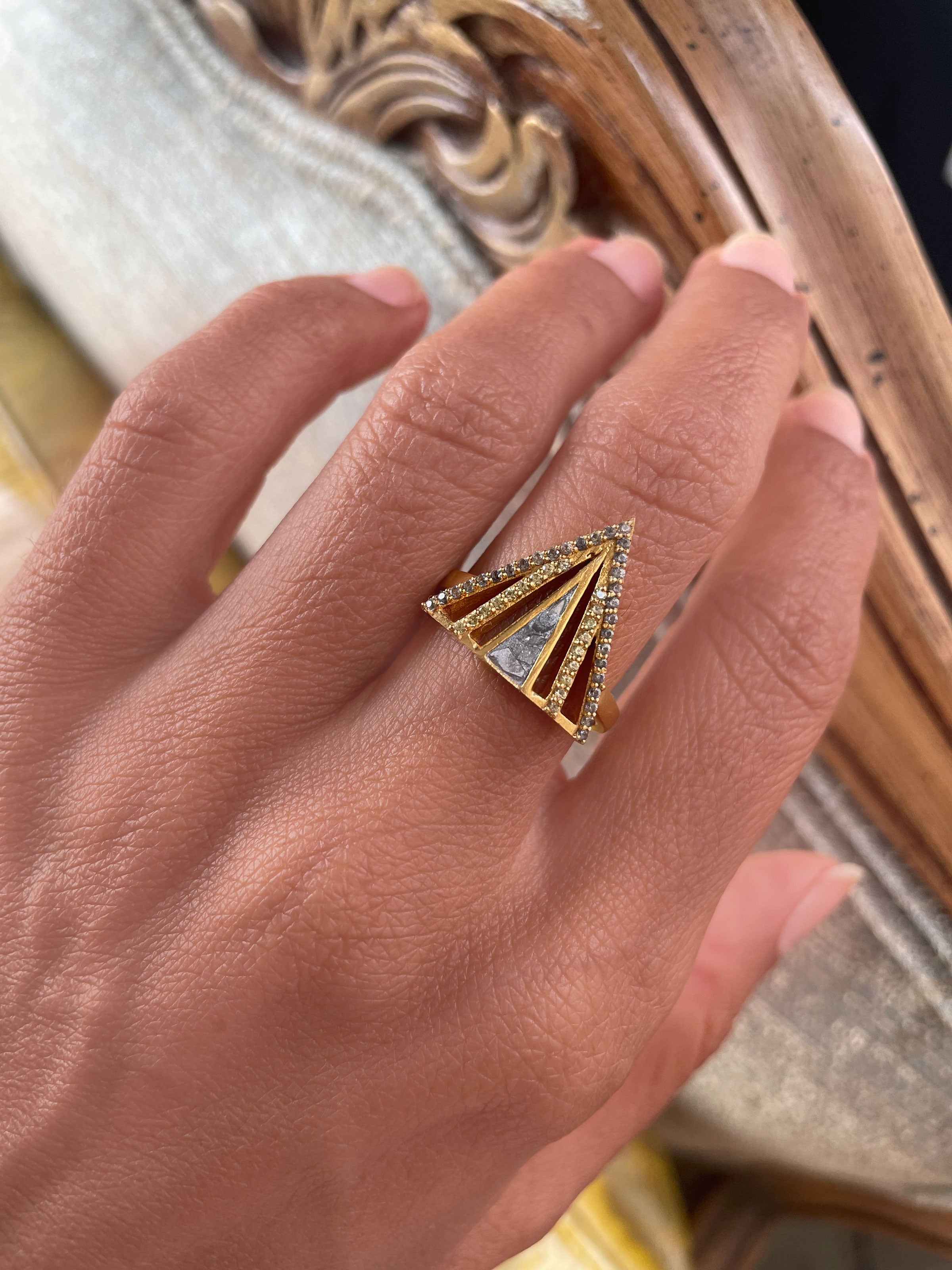 Rahisi Gold Vermeil Ring