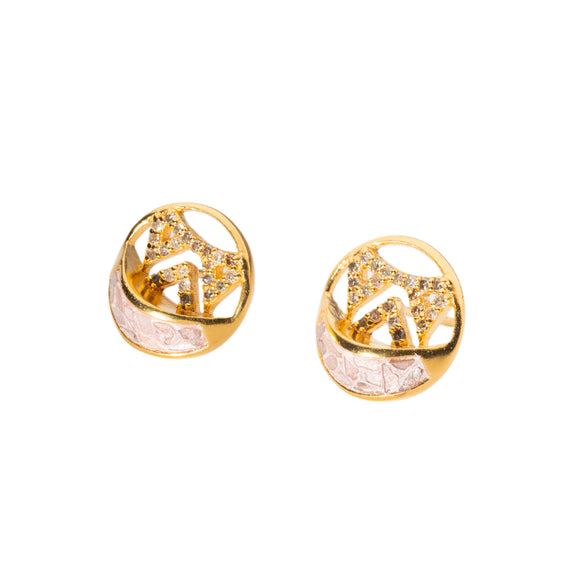 Sonas Gold Vermeil Stud Earrings