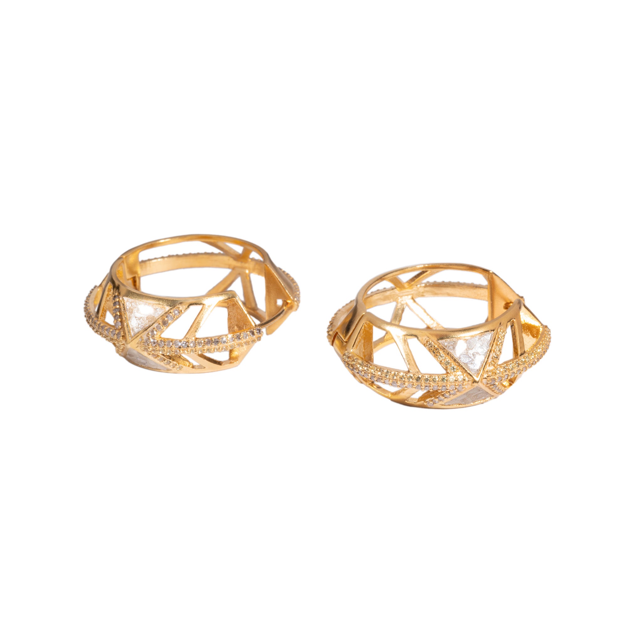 Stesti Gold Vermeil Hoop Earrings