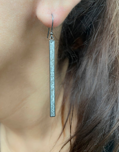 Miladi Earrings Oxidized Silver