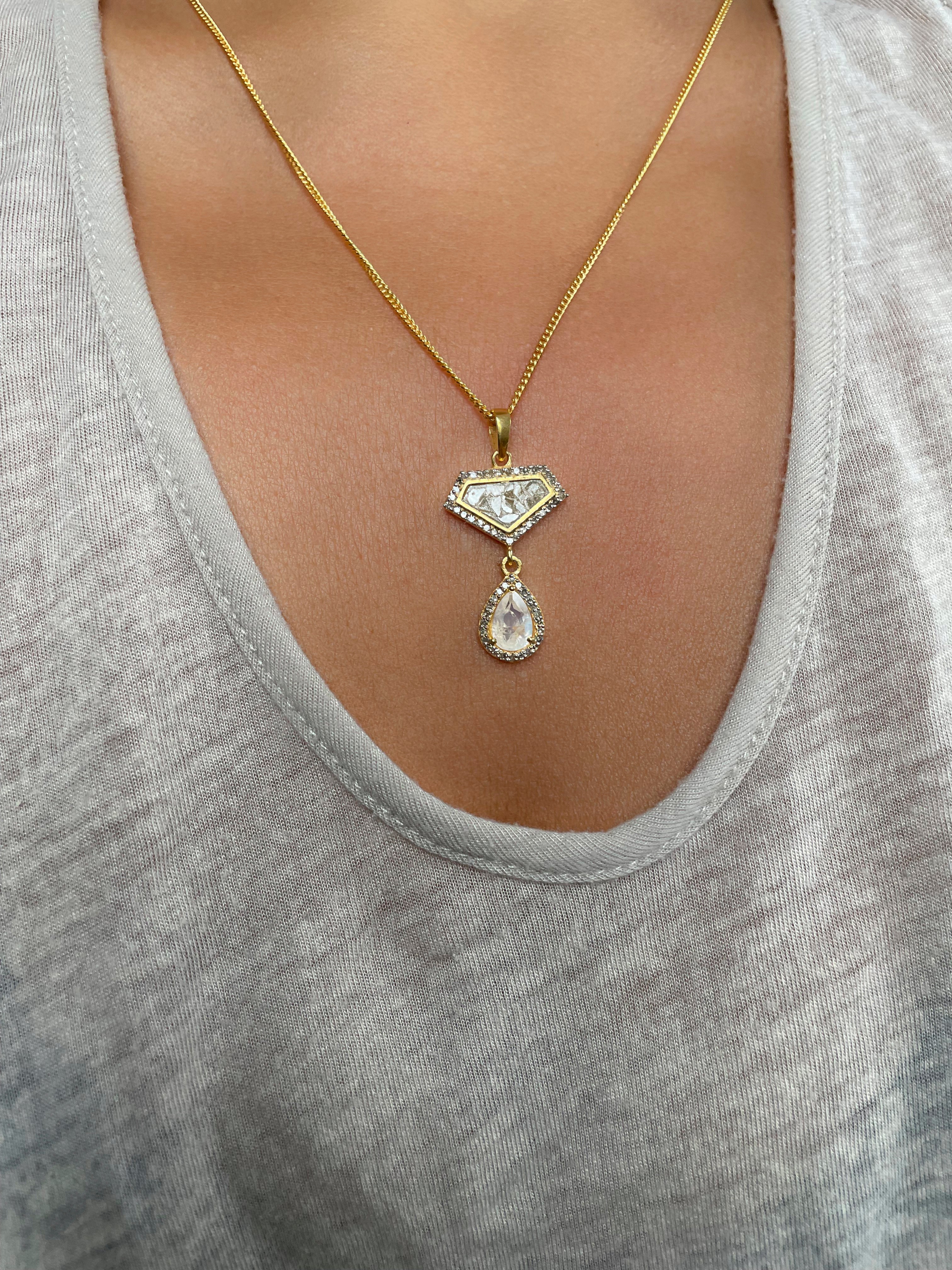Pontise Gold Vermeil Pendant Necklace