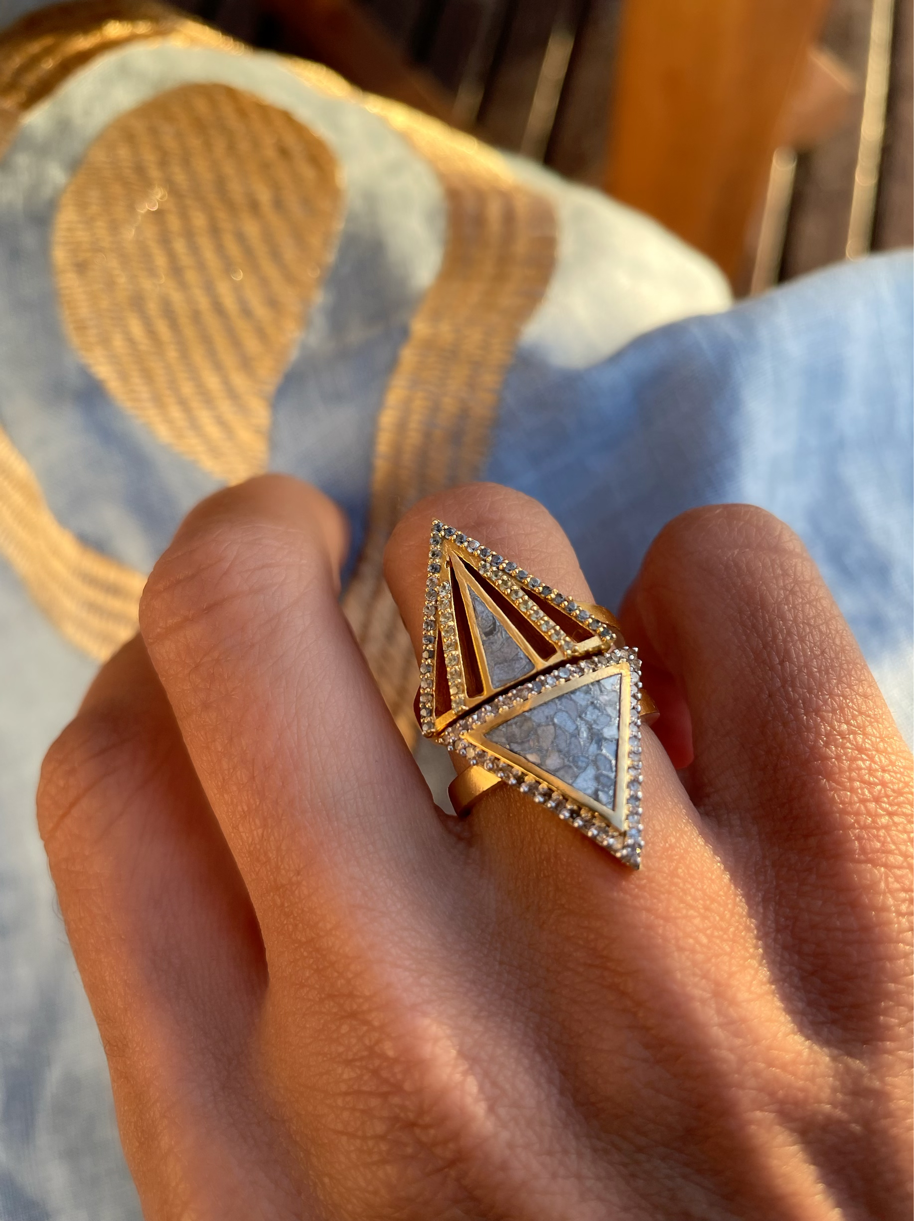 Rahisi Gold Vermeil Ring