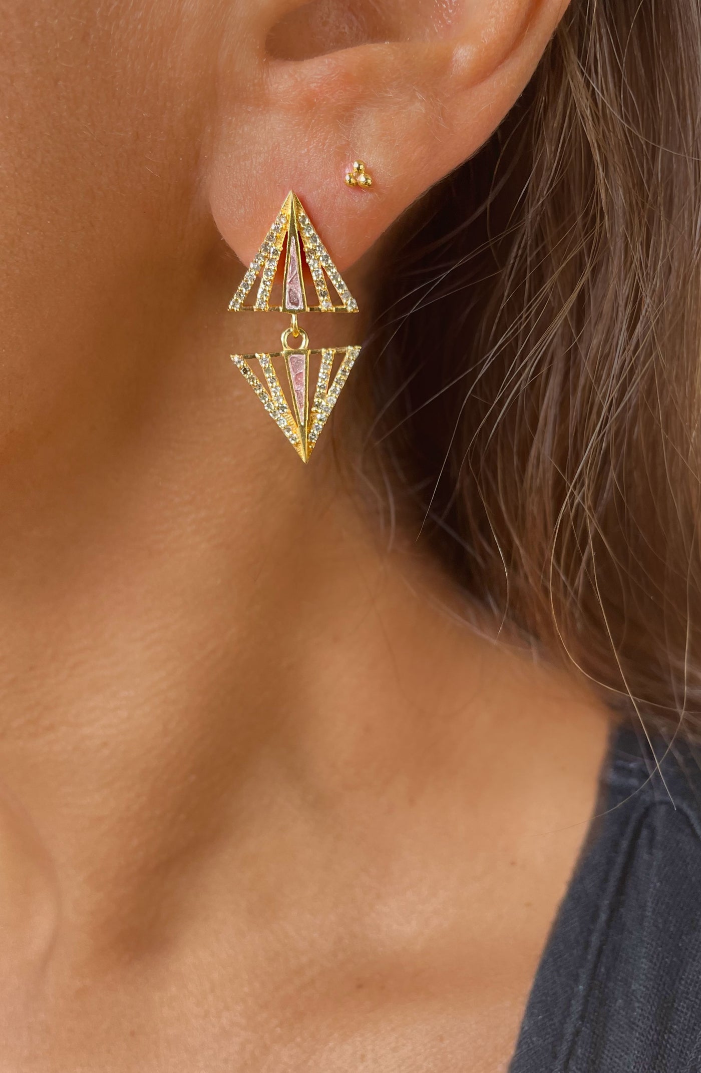 Rahisi Gold Vermeil Mini Earrings