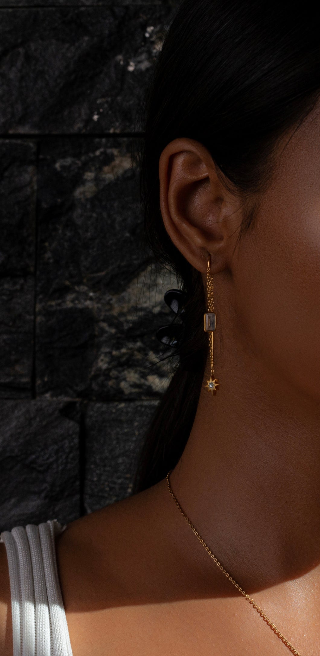 Faye Earrings Gold Vermeil