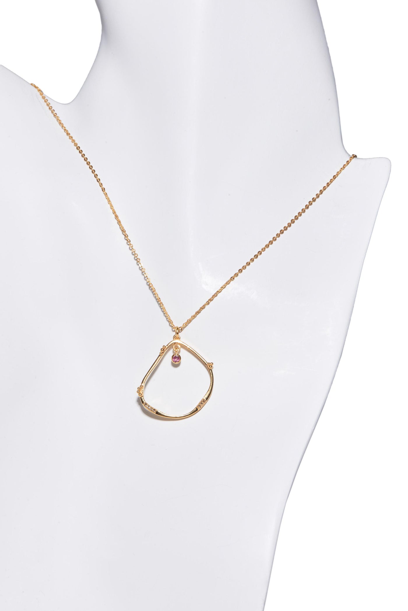 Indira YG Gold Vermeil Pendant Necklace
