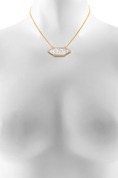 diamond pendant gold chain necklace