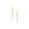 Nayika Triple Drop Gold Vermeil Earrings